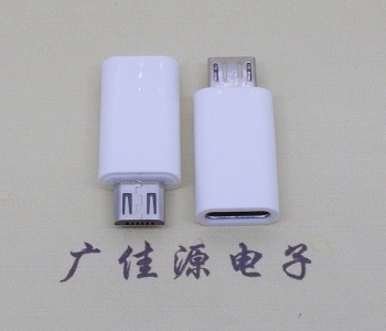 牡丹江USBType-C母头转安卓MICRO公头L=26.2mm白色U盘U盾转接口